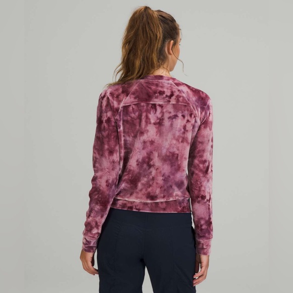 SOLD Lululemon Velour Warm Down Crew in Interstellar Cassis Multi Size 6 / 8 - Picture 3 of 7